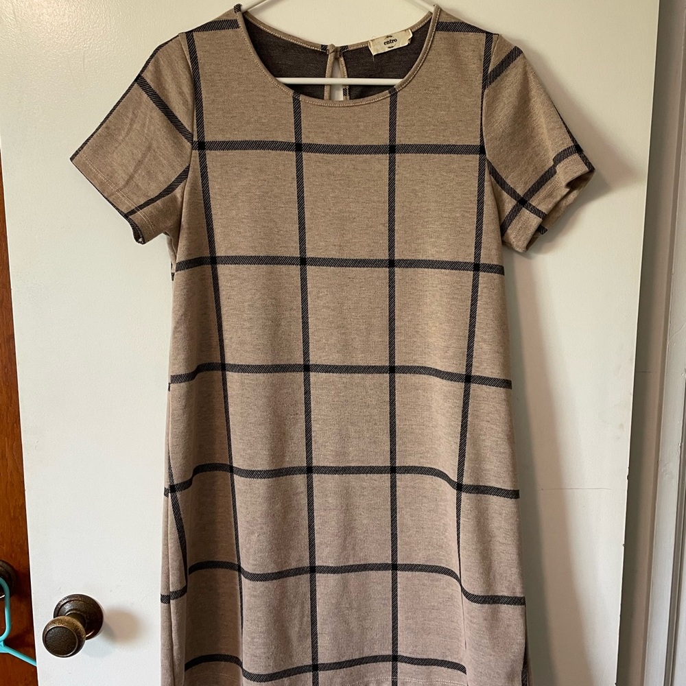 brown, cotton, Size S